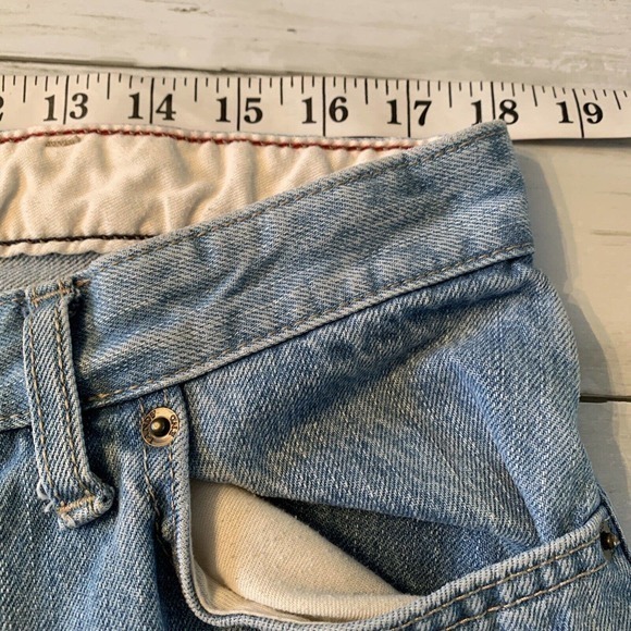 Lands' End Traditional Fit Straight Jeans Mens 36x29 Medium Blue Denim - Picture 4 of 8